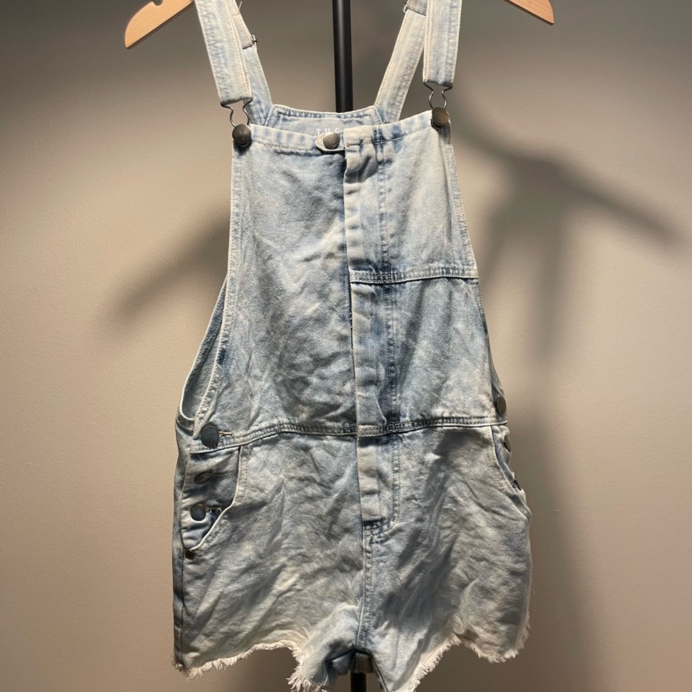 Light Blue Denim Overalls